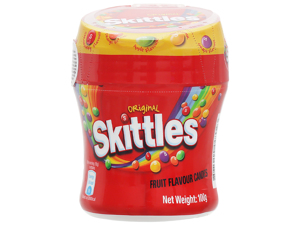 Kẹo trái cây Skittles Original hũ 100g