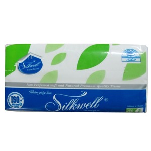 Khăn giấy rút lụa 2 lớp Silkwell gói 250 tờ