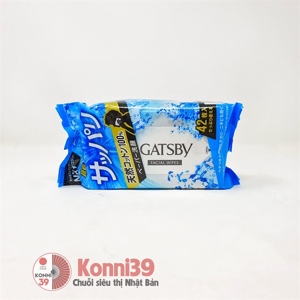 Khăn giấy ướt Gatsby cho mặt 42 tờ