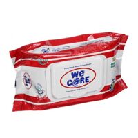 Khăn giấy ướt không mùi We Care - 100 tờ