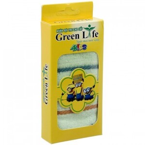 Khăn mặt sợi tre Green Life 25x25 cm