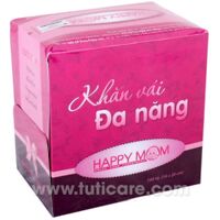 Khăn vải đa năng Happy Mom, 180 tờ