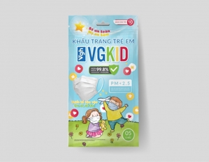 Khẩu trang trẻ em VG KID 3 lớp (hộp 20 cái)