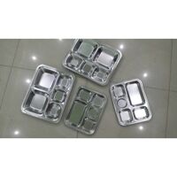 Khay cơm inox lớn, nhỏ - KIN035