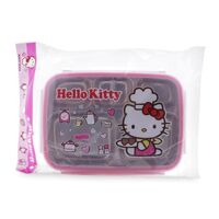 Khay Đựng Thức Ăn Bằng Thép Không Gỉ Hello Kitty Lock&Lock - LKT472