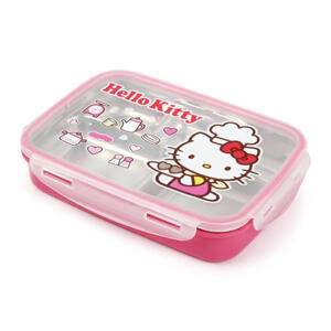 Khay Đựng Thức Ăn Hello Kitty Lock&Lock LKT472