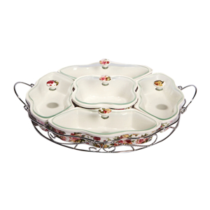 Khay mứt sứ Ceramic Porcelain H810-M24