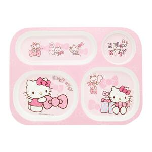 Khay nhựa 4 ngăn Hello Kitty LKT404