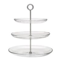 Khay thủy tinh 3 tầng Ikea Serving stand