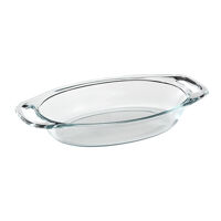 Khay thuỷ tinh Pyrex Oval 1085792 có quai 1.2L