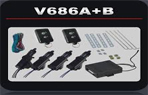 Khóa cửa liền chuột GIORDON V686AB