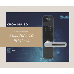 Khóa điện tử PHGLock KR7153W Silver Remote