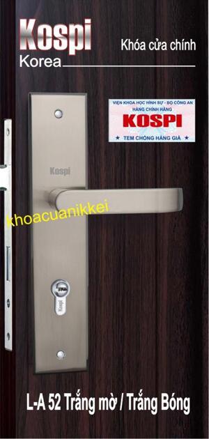 Khóa Tay Gạt Kospi L-A52/Mờ-Bóng