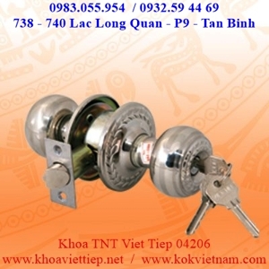 Khóa tay nắm tròn Việt Tiệp 04206