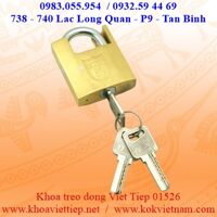 Khóa Treo chống cắt bấm Việt Tiệp 01526