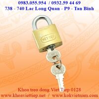 Khóa treo đồng bấm Việt Tiệp 01280