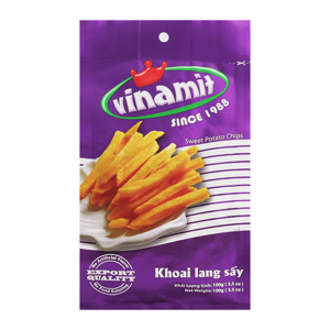 Khoai lang sấy khô Vinamit - gói 100g