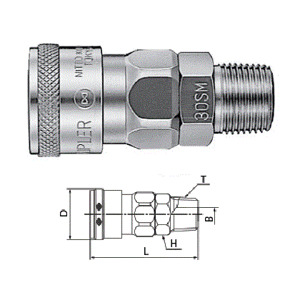 Khớp nối nhanh Nitto 800SM