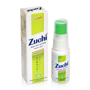 Khử mùi mồ hôi thảo dược Zuchi 20ml