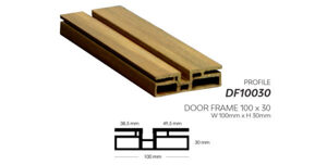 Khung cửa 100x30mm BioWood DF10030