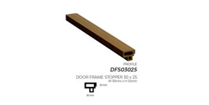 Khung cửa thanh dung 30x25mm BioWood DFS03025