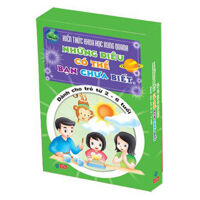 Kiến thức khoa học xung quanh - Những điều có thể bạn chưa biết - Dành cho trẻ từ 2 - 6 tuổi (Bộ 4 cuốn)