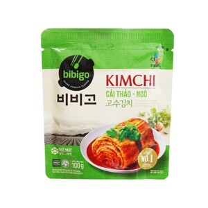 Kim chi cải thảo ngò Bibigo Ông Kim's gói 100g