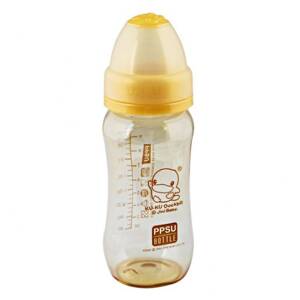 Bình sữa cổ rộng PPSU Ku Ku Ku5834 - 280ml