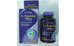 Thuốc thảo dược L-Arginine 3000mg dành cho nam giới (hộp 90 viên)