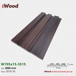 Lam 3 sóng iWood W195x15-3S15-10