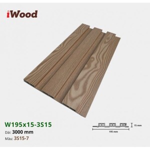 Lam 3 sóng iWood W195x15-3S15-7