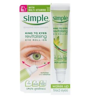 Lăn chống nếp nhăn thâm quần mắt Simple Kind to eyes Revitalising Eye Roll On