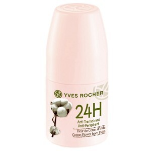 Lăn Khử Mùi Yves Rocher hương hoa Cotton ANTI Perspirant India Cotton Flower 50ml