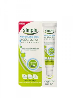 Lăn trị mụn Simple Spotless Skin Rapid Action Spot Zapper 15ml