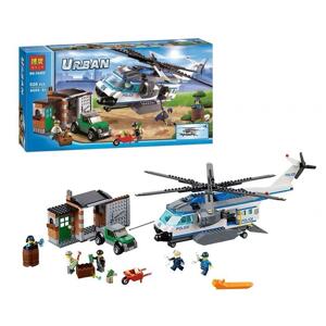 Lắp ráp Lego City máy bay cảnh sát 528 miếng ghép BELA 10423