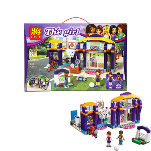 Lắp ráp lego Friends Trung tâm thể thao thể thao Heartlake 338 chi tiết - LELE 37038