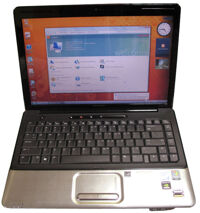 Laptop HP Compaq Presario CQ45-206TU (FW594PA) - Intel Core 2 Duo T5900 2.2GHz, 2GB RAM, 160GB HDD, Intel GMA X3100, 14.1 inch