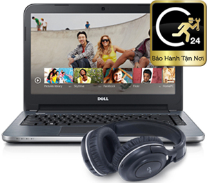 Laptop Dell Inspiron N5421E (P37G001-TI54700W8) - Intel Core i5 Processor 3337U 1.6GHz, 4GB RAM, 750GB HDD