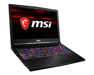 Laptop MSI Gaming GE63 Raider RGB 8SE 280VN - Intel Core i7-8750H, 16GB RAM, HDD 1TB + SSD 256GB, Nvidia GeForce RTX 2060 with 6GB GDDR6, 15.6 inch