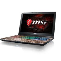 Laptop MSI GE62 7RE 676XVN Apache Pro CAMO - Intel Core i7-7700HQ, 8GB RAM, HDD 1TB, Nvidia GeForce GTX 1050 Ti 4GB GDDR5, 15.6 inch