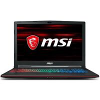 Laptop MSI GP63 8RE 411XVN - Intel core i7-8750H, 16GB RAM, HDD 1TB + SSD 128GB, Nvidia GeForce GTX 1060 6GB GDDR5, 15.6 inch