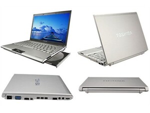 Laptop Toshiba Portege R500-S5004 - Intel Core 2 Duo U7600 1.2Ghz, 2GB RAM, 64GB SSD, Intel GMA 950, 12.1 inch