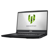 Laptop Workstation MSI WP65 9TH 827VN - Intel core i7-9750H, 32GB RAM, SSD 256GB + HDD 1TB, Nvidia Quadro P620 4GB GDDR5, 15.6 inch