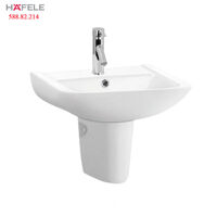 Lavabo treo tường có nắp che siphon COMPACT 588.82.214