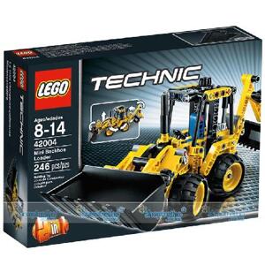 Bộ xếp hình Xe xúc ủi mini Mini Backhoe Loader V29 Lego 42004