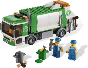 Bộ xếp hình Xe chở rác Garbage Truck V29 Lego 4432