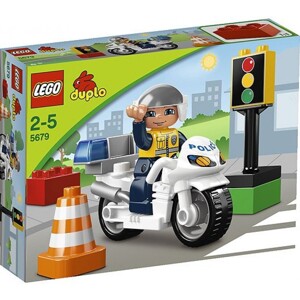 Bộ xếp hình Xe cảnh sát Police Bike V29 Lego Duplo 5679