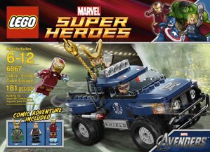 Bộ xếp hình Truy đuổi Loki Cosmic Cube Escape Lego 6867