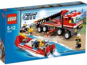 Bộ xếp hình Xe tải địa hình và Ca nô cứu hỏa Lego City 7213