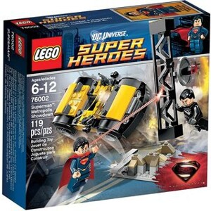 Bộ xếp hình Trận chiến quyết định tại Metropolis Lego 76002 Superman